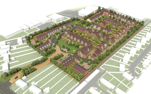 FURZE PLATT AERIAL VEIW - BFS Advises Ashill Developments On Maidenhead Residential Site – Sold To Barratt Homes For Over £15m